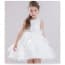 Perla Floral Lace Sleeveless Girls Princess Wedding Dress