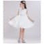 Perla Floral Lace Sleeveless Girls Princess Wedding Dress