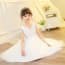 Ricki Lace V Neck Girls Wedding Princess Dress