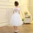 Salma Open Back with Beadings Girls Wedding Princess Dress