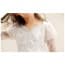 Salma Embroidery V Neck Long Sleeve Girls Wedding Princess Dress