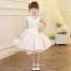 Sylvia Floral Beadings Sleeveless Girls Princess Wedding Dress