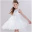 Taryn Floral Lace V Neck Sleeveless Girls Princess Wedding Dress