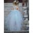 Tillie 3D Flowers Open Back Girls Wedding Princess Tutu Dress