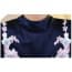 Valentina Floral Embroidery Long Sleeve Girls Wedding Princess Tutu Dress