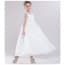 Vanessa Floral Lace with Rhinestones Sleeveless Girls Princess Wedding Dress
