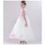 Waverley 3D Floral Lace with Pearl Sleeveless Girls Princess Wedding Dress