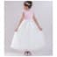 Waverley 3D Floral Lace with Pearl Sleeveless Girls Princess Wedding Dress