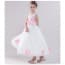 Waverley 3D Floral Lace with Pearl Sleeveless Girls Princess Wedding Dress