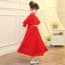 Wendy Red Lace with Cloak Girls Wedding Princess Dress
