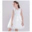 Wynona 3D Floral Patch Sleeveless Girls Princess Wedding Dress