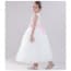 Xandra Floral Crochet Sleeveless Girls Princess Wedding Dress