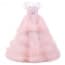 Xochitl Ruffle Open Back Girls Wedding Princess Dress