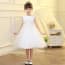 Yanna Floral Patches Sleeveless Girls Wedding Princess Dress