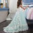 Ysabel Floral Lace 3D Butterfly Girls Wedding Princess Dress