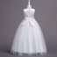 Zula Floral Crochet Sleeveless Girls Wedding Princess Dress