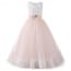Zuri Floral Crochet with Rhinestones Girls Wedding Princess Dress