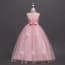 Valery Floral Lace Patches Girls Wedding Princess Dress